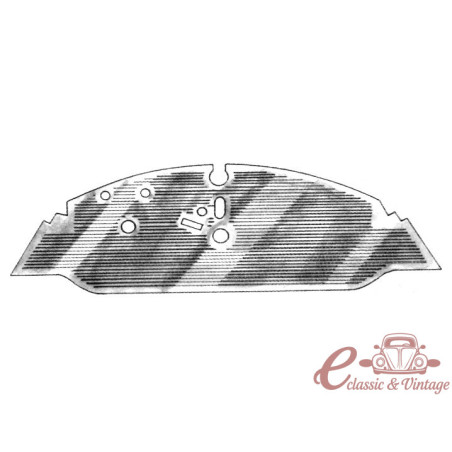 Estofo frontal de borracha T2 55-59