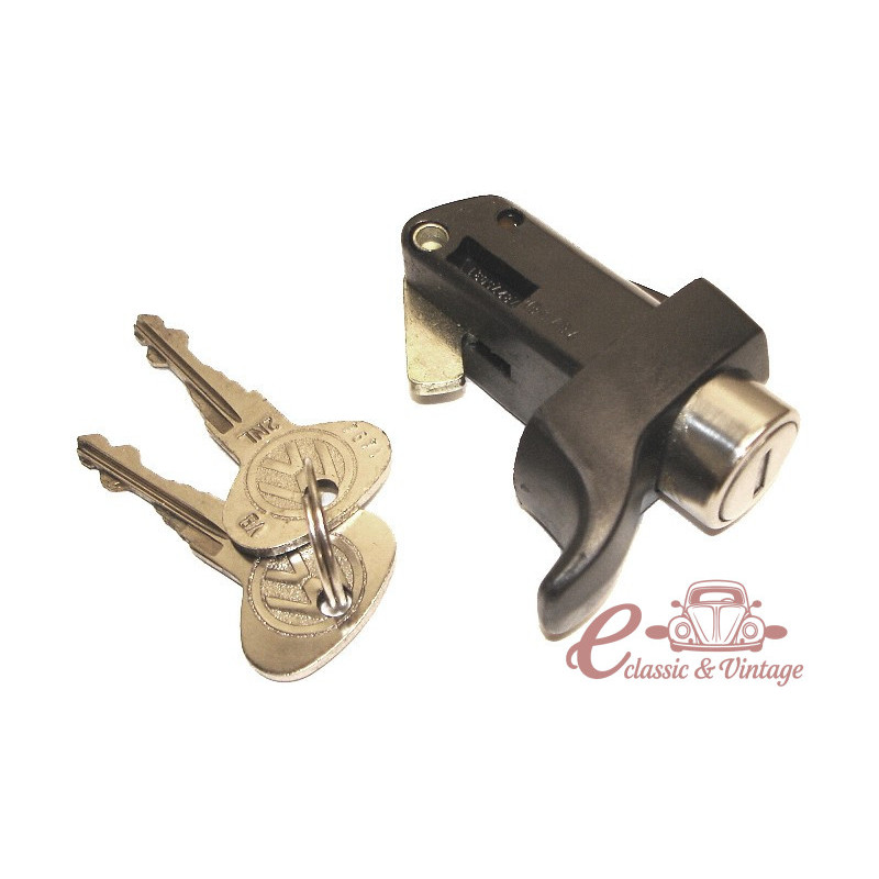 Maneta de capot posterior del motor T2 8 / 71- negre