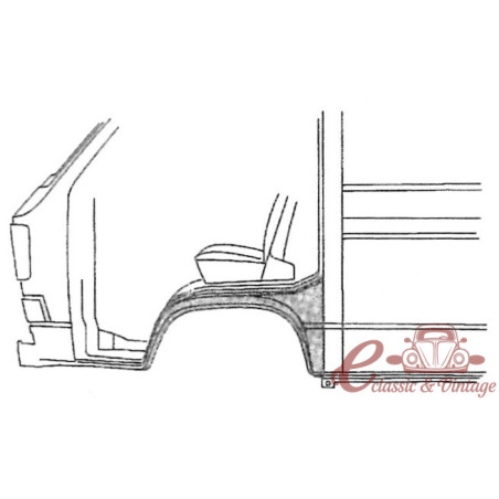 Asa dianteira esquerda