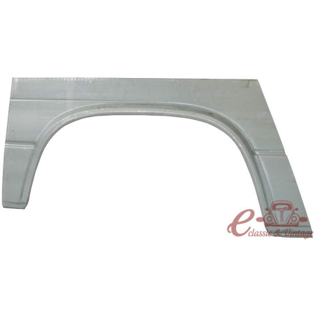 Contour de l'aile arrière droite