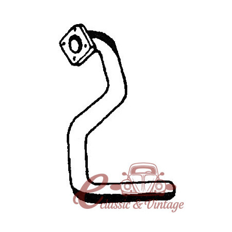 Front exhaust pipe 1.6 D