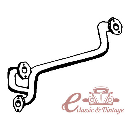 Intermediate pipe 1.9 DH 1/83-7/85