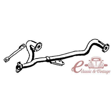 Intermediate pipe 2.1 DJ MW 10/85-7/92