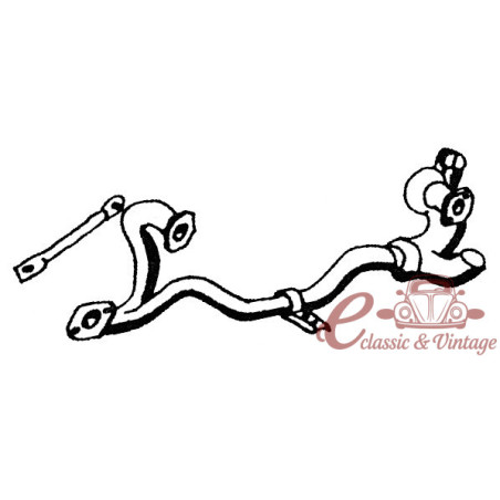 Intermediate pipe 1.9 DF DG 10/85-7/92