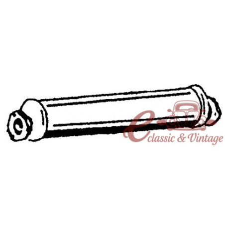 Exhaust (non-catalytic) 2.1 MV 10/85-7/92, synchro 2.1 MV 11/85-7/92