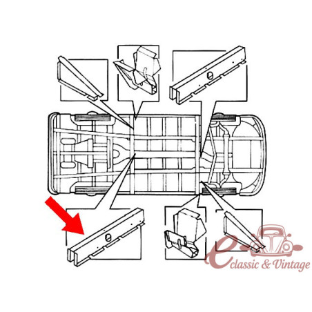 Trave transversal T2 -67