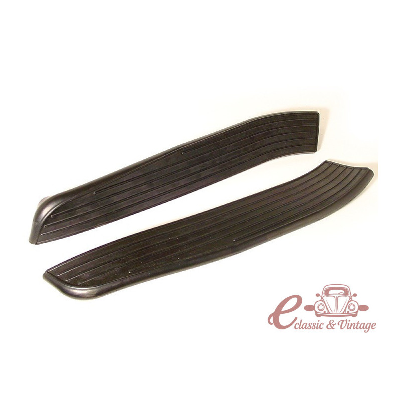 Conjunto de 2 borrachas de estribo do para-choque dianteiro -73