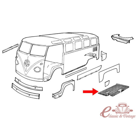 Quart de planxa interior ondulat
