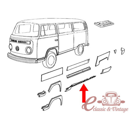 Lower body inner sheet 8/73-4/79