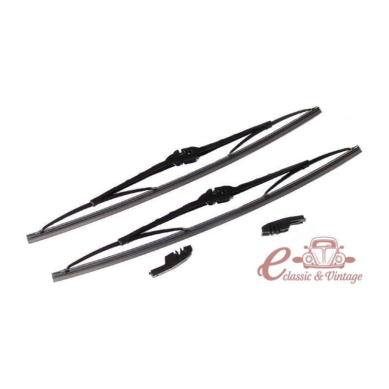 Conjunto de 2 escovas de limpa-vidros 400mm T2 68-79 + T25 + Golf 1 HELLA