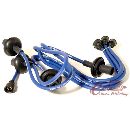 faisceau de fils de bougie silicone 7mm bleu