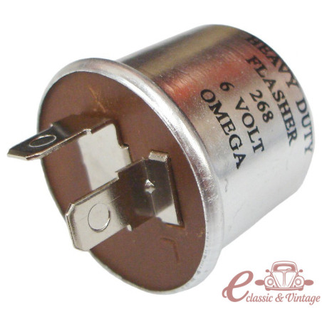 relais de clignotant 6Volts (2 broches) pour véhicules non équipé de bouton de warning   *** voir référence U255040 ***