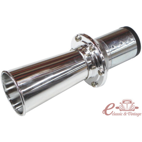 Claxon 12 Volts "cotxe antic" Cromat