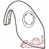 Left rear fin 1303-1200 8/74- (extended 25mm)