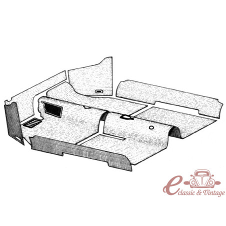 kit moqueta interior gris 69-72