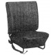 kit housses pour fauteuils cabriolet gris clair 65-67 sans têtière