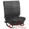 Kit de capa de poltrona cinza claro cabriolet 65-67 sem encosto de cabeça