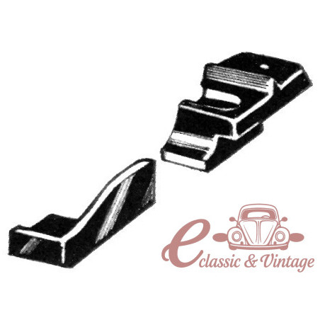 Conjunto de 2 vedações da porta traseira 60-74