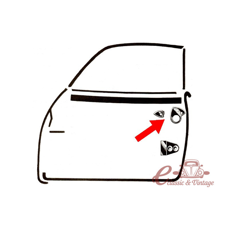 Selos de maçaneta da porta (4) 56-67