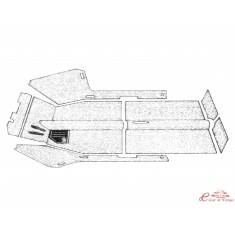 kit moqueta negra Type 3 61-72 amb forats de calefacció (7pcs)