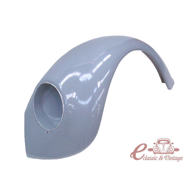 aile avant gauche -67 en polyester (réplique identique à l'origine avec pot de phare et rebord extérieur)