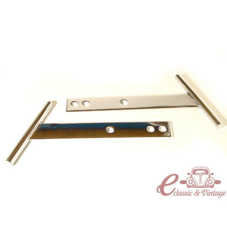 Conjunto de 2 barras T cromadas em ou após 1200 -7/73 e 1300 -7/67