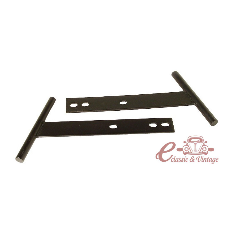 Set de 2 T-barres negres de l'o després 1200 -7/73 i 1300 -7/67