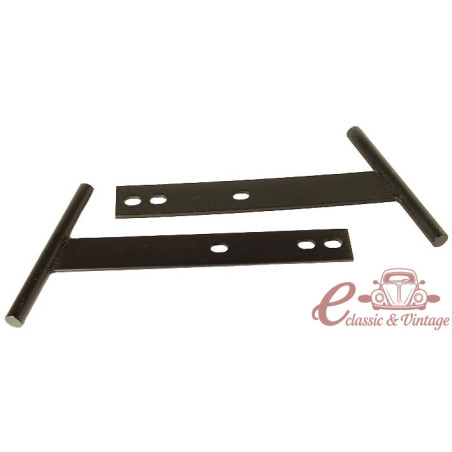 Set de 2 T-barres negres de l'o després 1200 -7/73 i 1300 -7/67