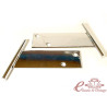 Conjunto de 2 barras T cromadas em ou após 1300-1600 8 / 67-7 / 74