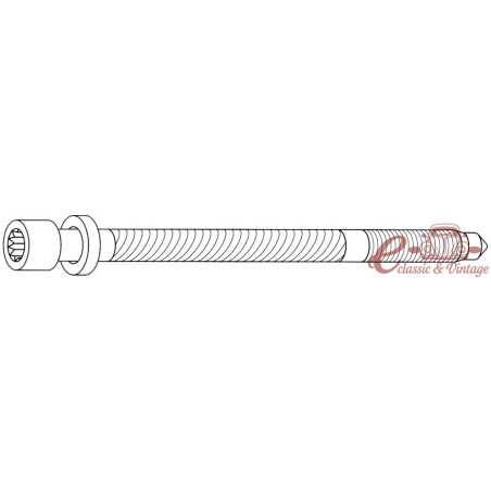 Jeu de 10 vis de culasse M11x1,5x150mm pour Golf 2 1800 16V