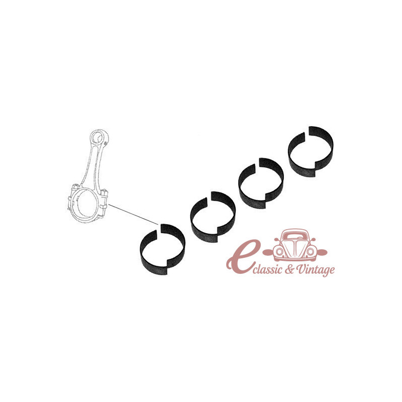 Rolamentos Conrod golfe padrão 8 / 80-9 / 97 1.6D-1.9D transportador 1 / 81-12 / 95 1.6-1.9D