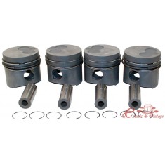 kit piston, segments et axes standards 76.51mm golf 8/80-7.90 1.6TD transporter 1/81-7/87 1.6TD