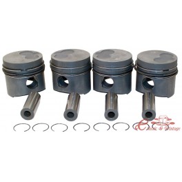 kit piston, segments et goupilles standard, 79.51mm golf 11/91 1.9TD