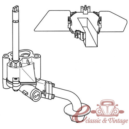 Oil pump (for brake booster) 4/79-10/91 1.5-1.6D
