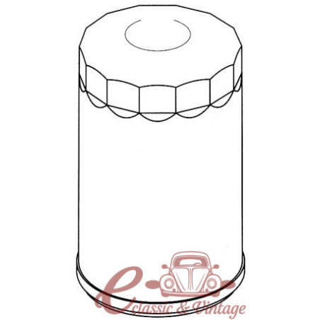 Oil filter 5/79-7/90 1.6-1.9-2.1