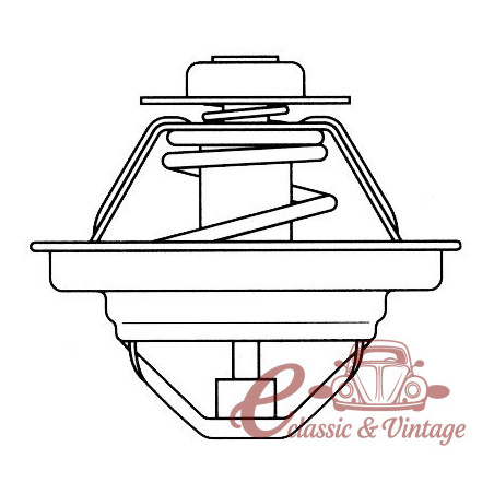 Thermostat 87°C T3 8/82-7/92 1.9-2.1