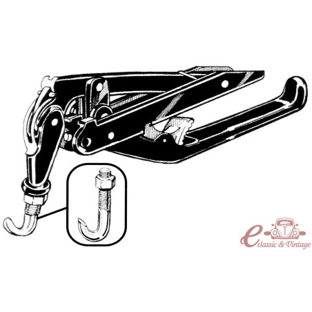 mécanisme de fermeture de capote gauche ou droit 68-79