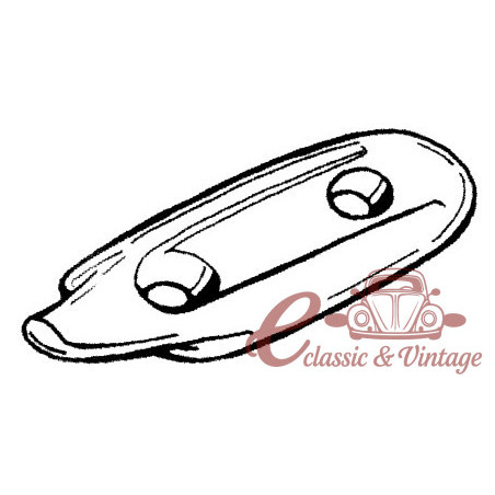 set de 2 crochets (sur arceau) de centrage de capote 1303