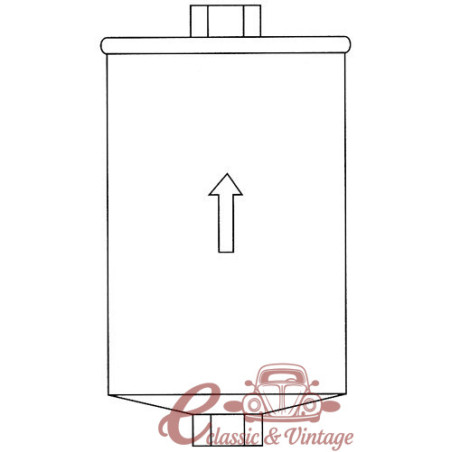 Gasoline filter 8/89-10/91 1.8