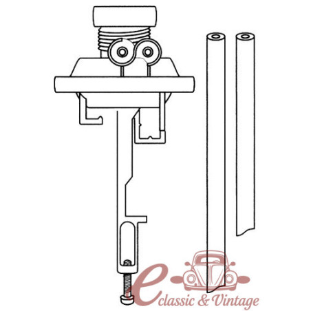 Solex 2 / 87-7 / 92 1.3 cápsula pull-down do carburador