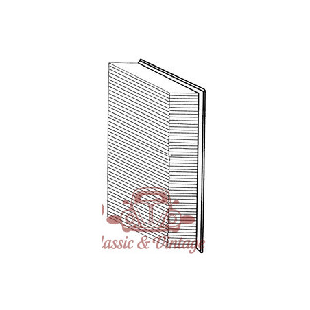 Air filter 8/75-10/91 1.5-1.6-1.8