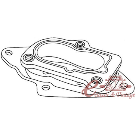 Semelle de carburateur 1600-1800cc 8/83-