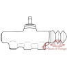 Pedal da embreagem do cilindro / transmissor hidráulico para Diesel 8 / 82-7 / 92 gasolina 1.9-2.1