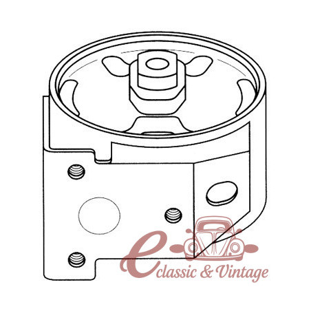 Silentbloc engine support 8/83-10/91 1.0-1.8-D