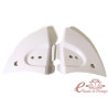 Conjunto de duas armações cabriolet brancas 8 / 67-