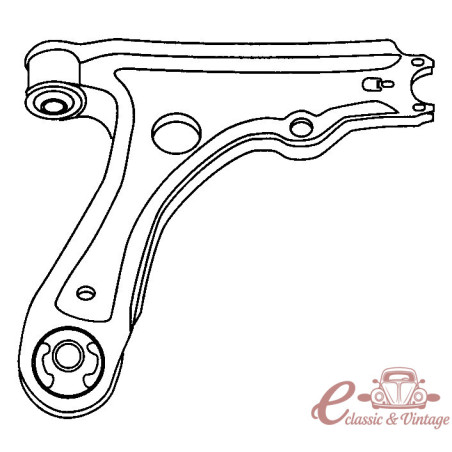 Front suspension wishbone (silent blocks kit) 8/83-10/91