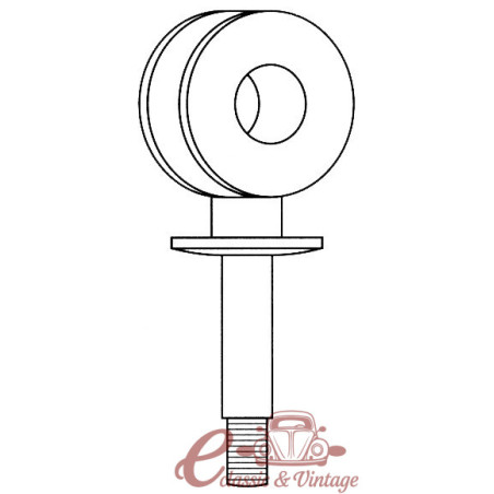 Silentbloc de barra stab 20 / 21,5mm costat triangle 8 / 83-5 / 96 1.0-2.0