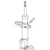 Front gas shock absorber 8/83-9/94 1.6-1.9