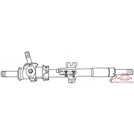 Non-power steering rack