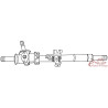 Non-power steering rack